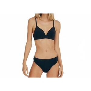 NEW ORGANIC BASICS core wireless bra in black